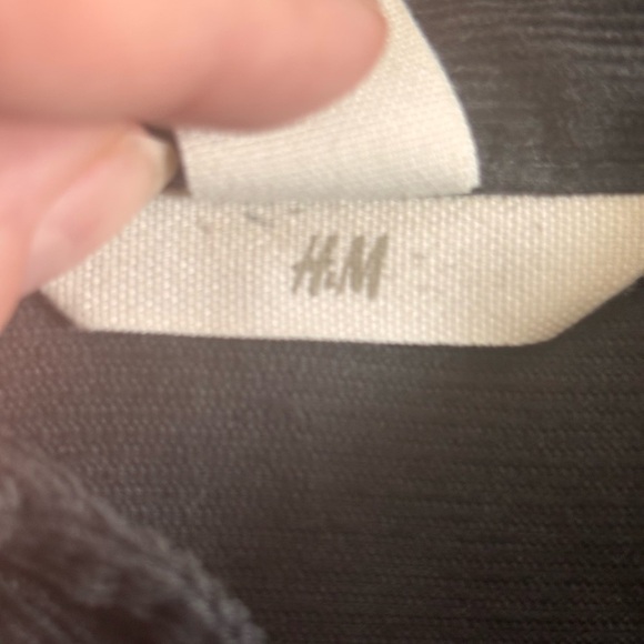 H&M Black Utility Shacket Classic Design - Picture 3 of 9